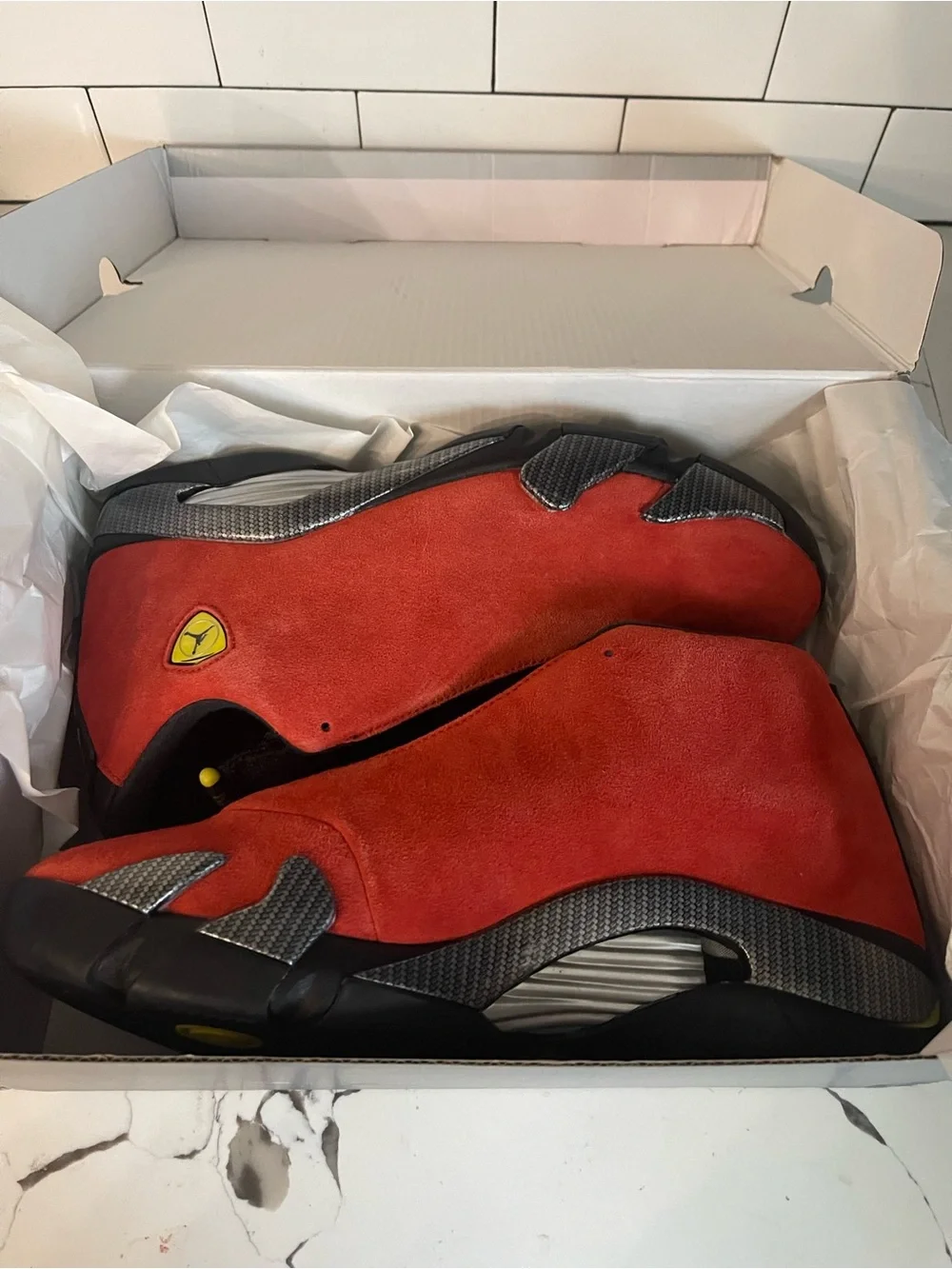 Men’s Retro 14 Ferrari Size 13.